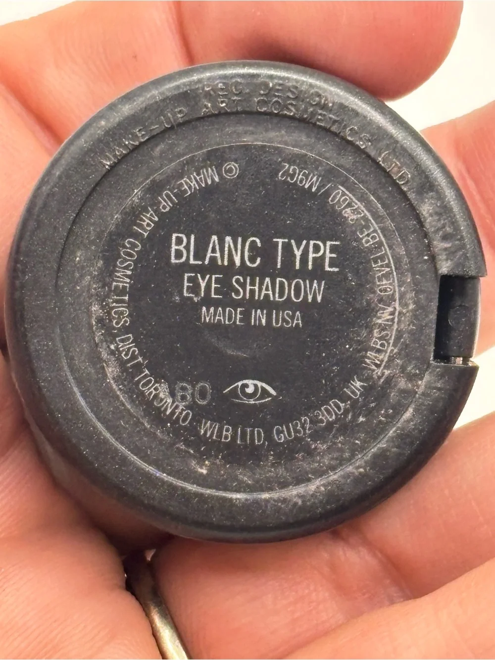 MAC Blanc Type Eyeshadow Tested Neutral Matte Beige